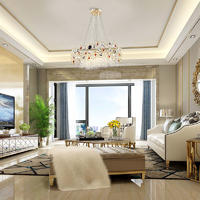 Luxury Organic ceiling chandelier NO.MD00138-8 for living room