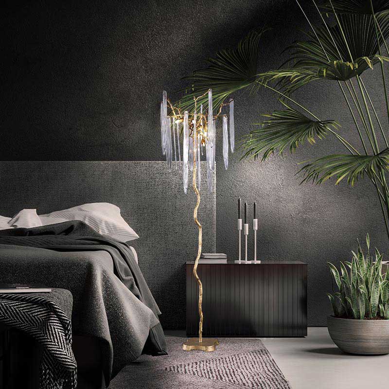 Floor chandelier Luxury Modern Organic Copper Lighting NO.ML0013-5